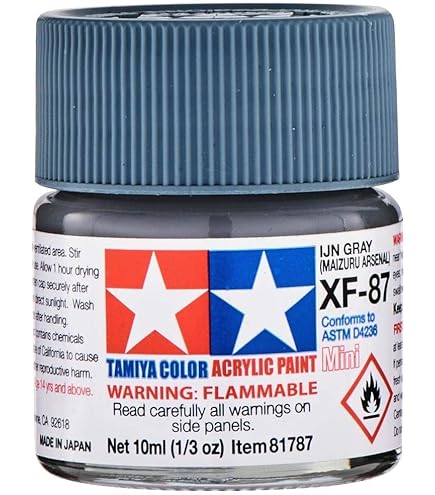 Amazon.com: Tamiya Color Flat Acrylic Paint 81791 / XF-91 IJN Gray